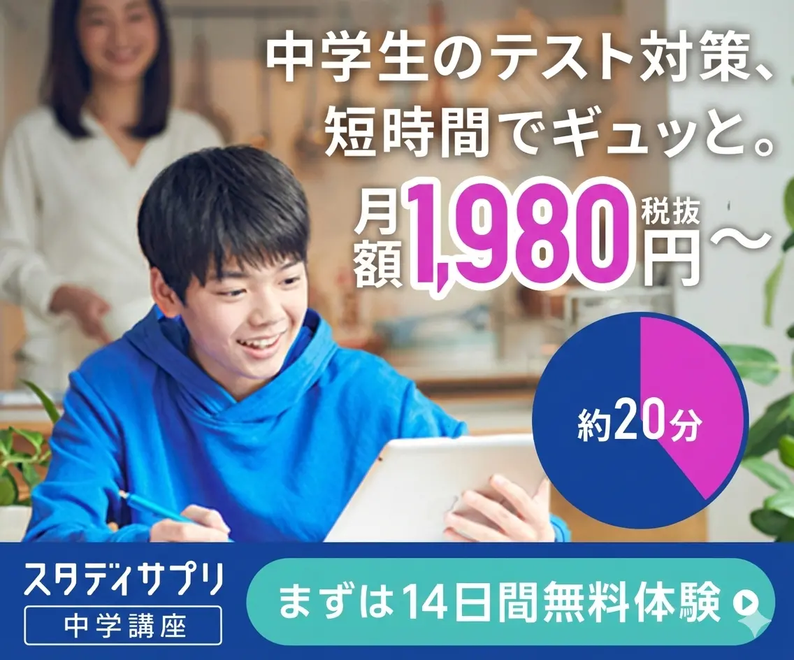 スタディサプリ（中学生）